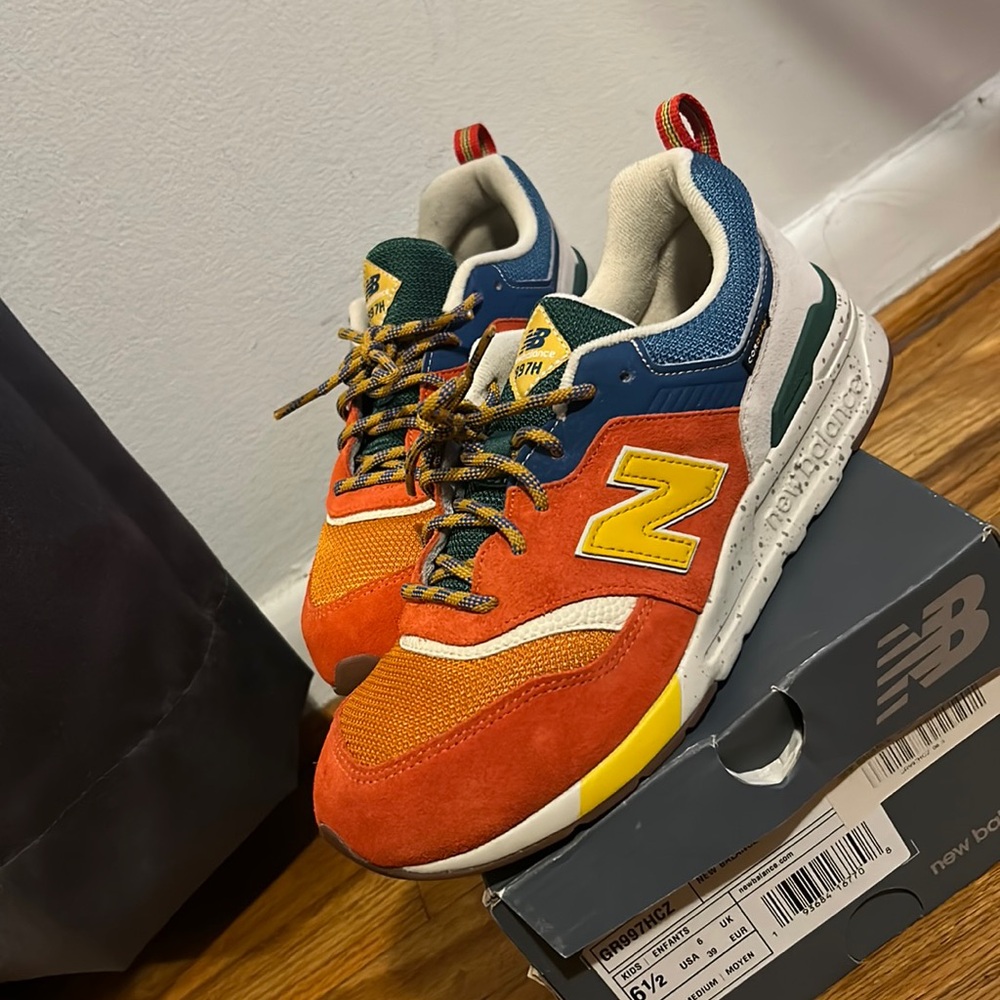 New balance GR997HCZ kids 6.5 -vintage orange - Picture 2 of 4